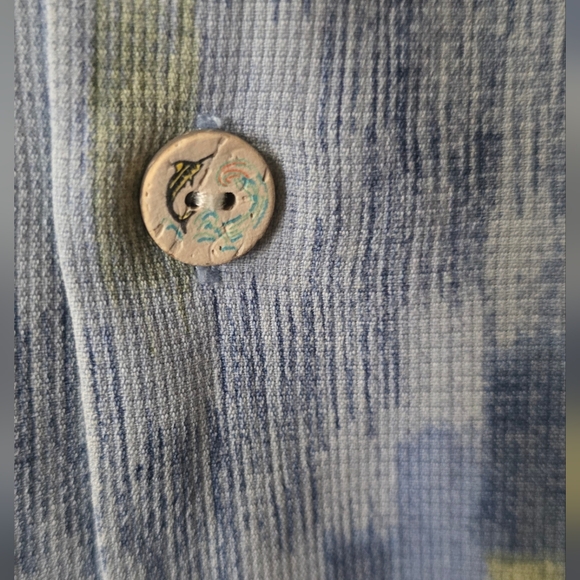 XXL Tommy Bahama Silk Mens Hawaiian Style Abstract Print Shirt - Picture 5 of 7